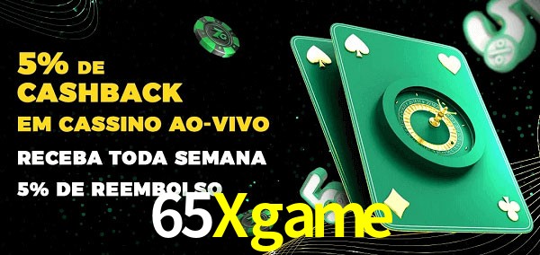 Promoções do cassino ao Vivo 65Xgame